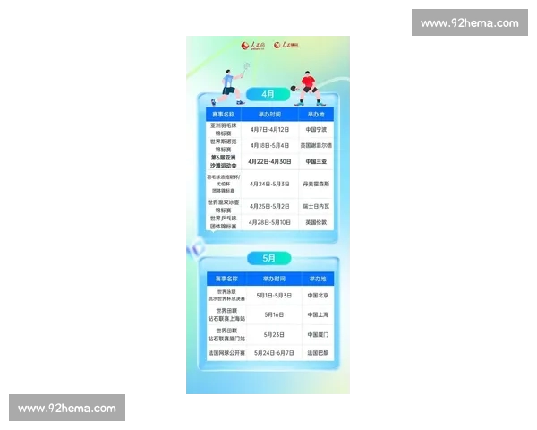 2026年全球体育赛事赛程安排汇总精彩赛事一网打尽